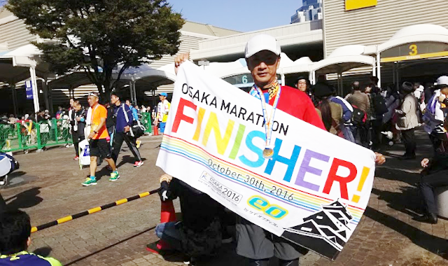 大阪マラソン2016 参加の様子